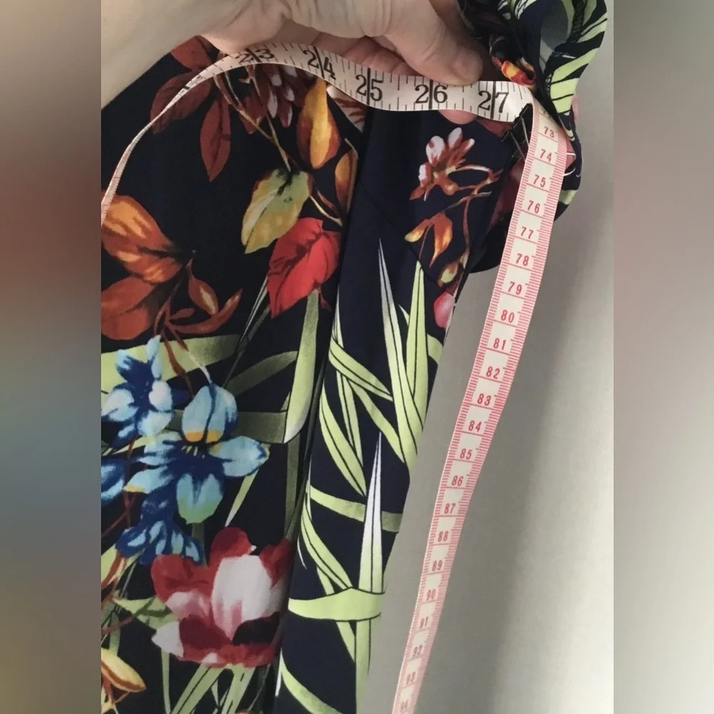 NWT Connected Apparel Plus Women’s Floral Print Polyester Maxi Dress; Size 24W - Picture 7 of 9